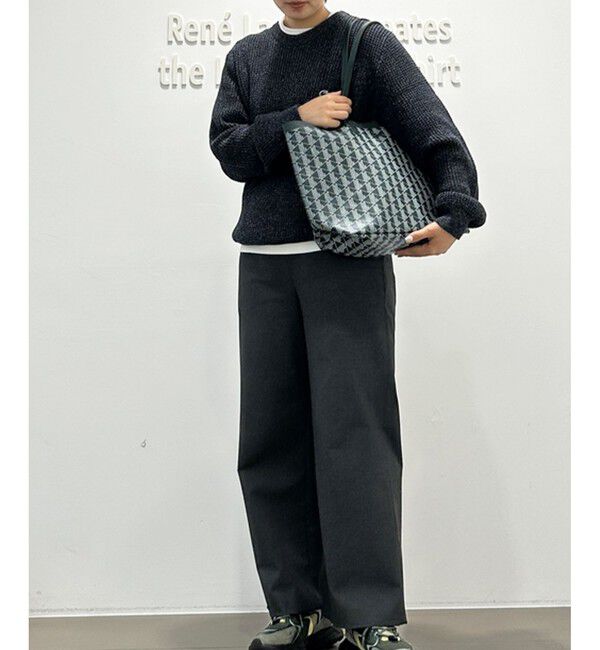 LACOSTE「ヘザーカラーリングワッフルニット / メランジニット」|ニット・セーター|