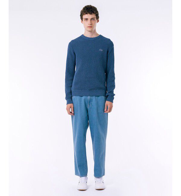 LACOSTE「ヘザーカラーリングワッフルニット / メランジニット」|ニット・セーター|