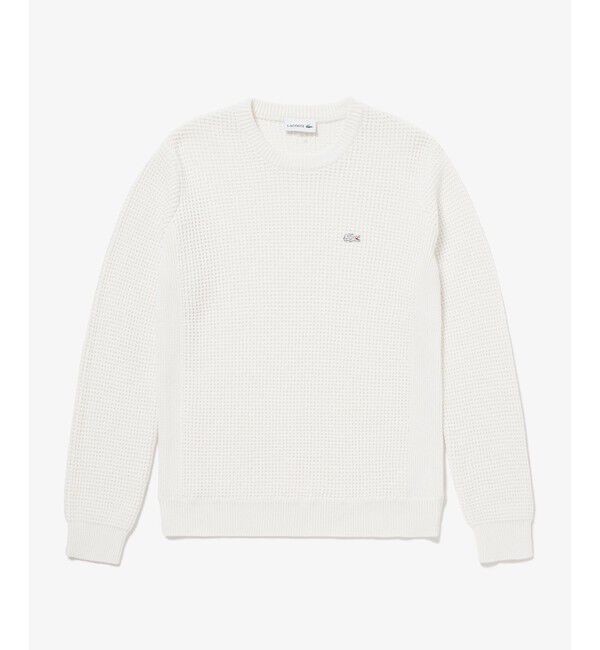 LACOSTE「ヘザーカラーリングワッフルニット / メランジニット」|ニット・セーター|