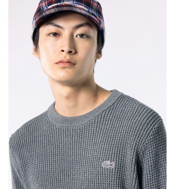 LACOSTE「ヘザーカラーリングワッフルニット / メランジニット」|ニット・セーター|