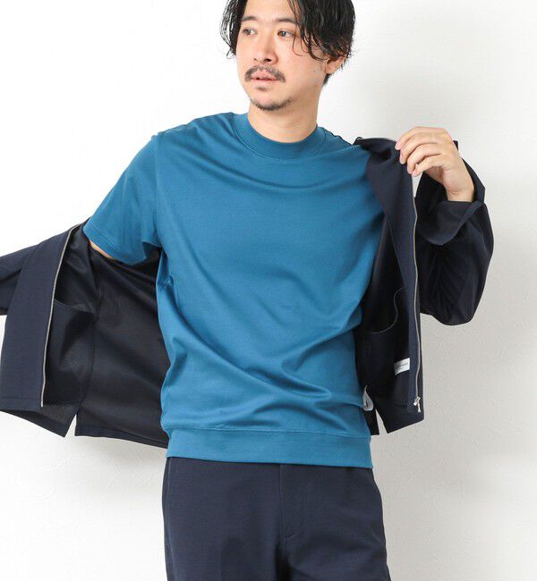 NOLLEY'S goodman「《ビジカジ対応》シルケットスムースドレスTシャツ 25SS」|Tシャツ・カットソー|