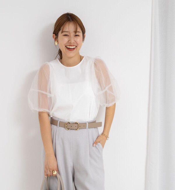 NOLLEY'S「バルーンスリーブプルオーバーカットソー」|Tシャツ・カットソー|