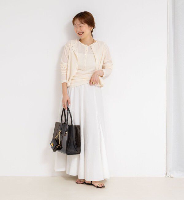 NOLLEY'S「《アンサンブル対応》シアーワッフル2WAYカーディガン」|カーディガン|