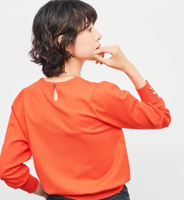 NOLLEY'S「プリーツ衿取り外しプルオーバーニット」|ニット・セーター|