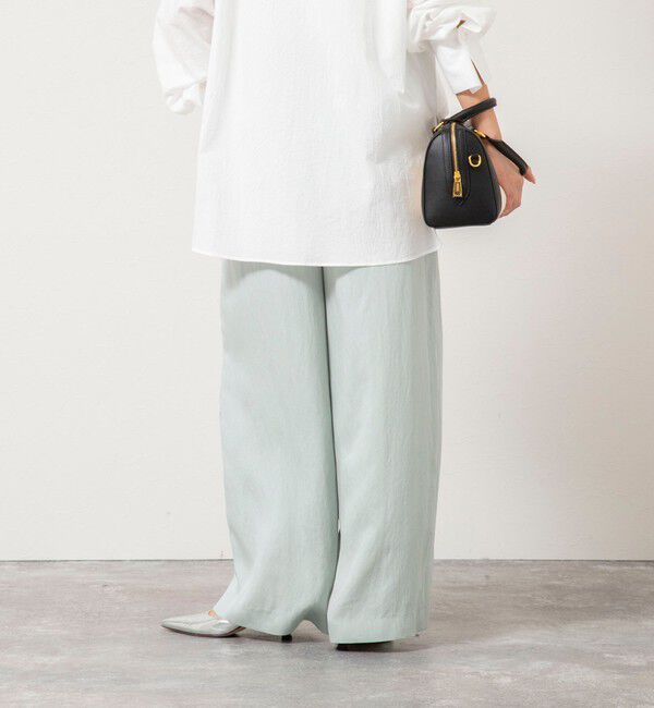 NOLLEY'S「【WEB＆一部店舗限定サイズアイテム】ウォッシャブルセルロースワイドパンツ」|その他|