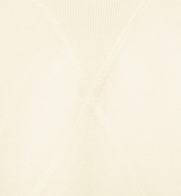 Rie Miller「《手洗い可能》トレーナー風プルオーバーサイドZIP」|ニット・セーター|