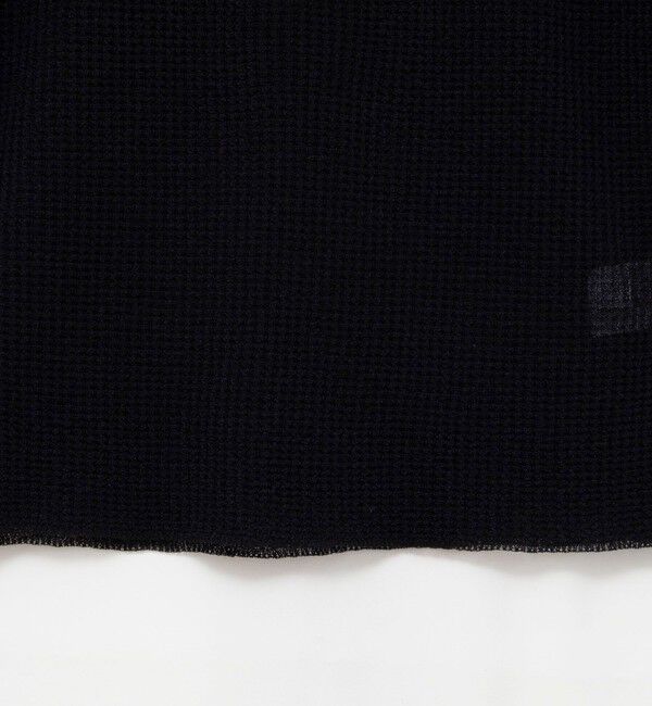 NOLLEY'S「《手洗い可能》ギマポリコットンワッフルヘンリーネックプルオーバー」|ニット・セーター|