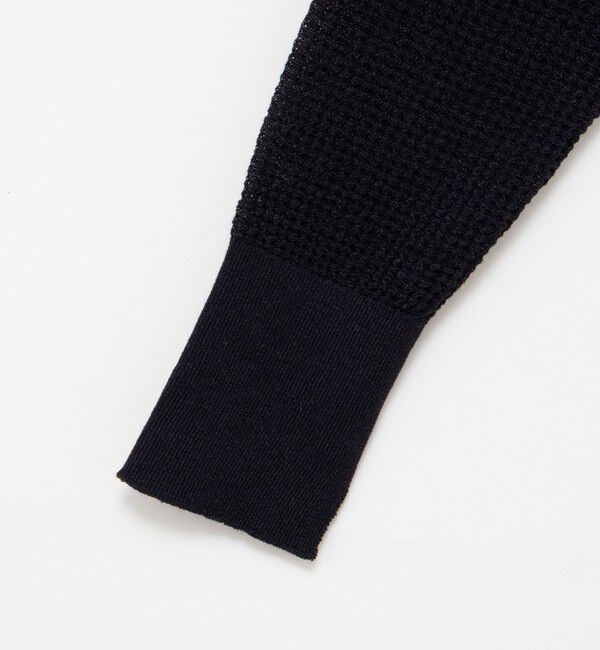 NOLLEY'S「《手洗い可能》ギマポリコットンワッフルヘンリーネックプルオーバー」|ニット・セーター|