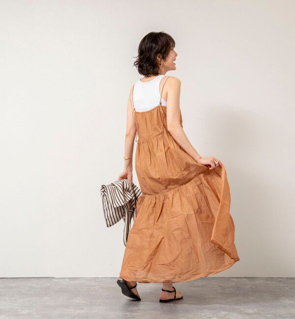 NOLLEY'S sophi「【MARILYN MOON/マリリーンムーン】sheer starched cotton lace tieredワンピース」|ワンピース|