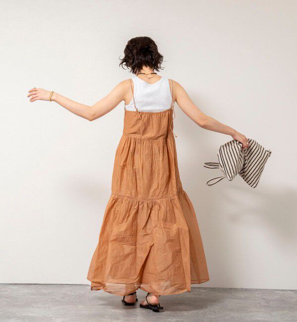 NOLLEY'S sophi「【MARILYN MOON/マリリーンムーン】sheer starched cotton lace tieredワンピース」|ワンピース|