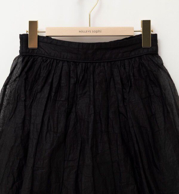 NOLLEY'S sophi「【MARILYN MOON】sheer starched cotton lace tieredスカート」|フレア|