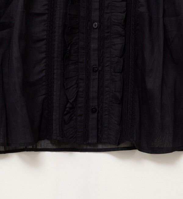 NOLLEY'S sophi「【MARILYN MOON】sheer starched cotton lace frilled ブラウス」|シャツ・ブラウス|