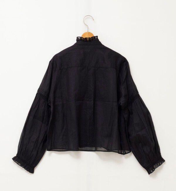 NOLLEY'S sophi「【MARILYN MOON】sheer starched cotton lace frilled ブラウス」|シャツ・ブラウス|