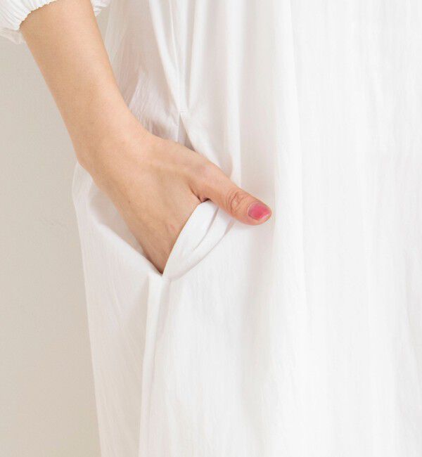 NOLLEY'S「【WEB限定】ウォッシャブルボリュームスリーブワンピース」|ワンピース|