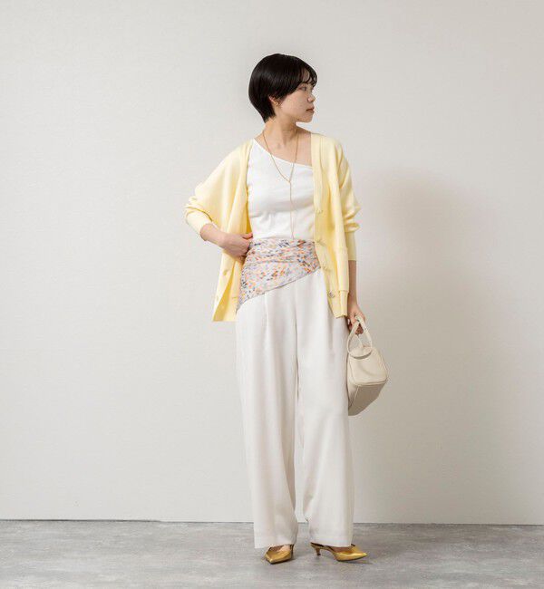 NOLLEY'S sophi「ウォッシャブルカップ付ワンショルタンクトップ」|タンクトップ|