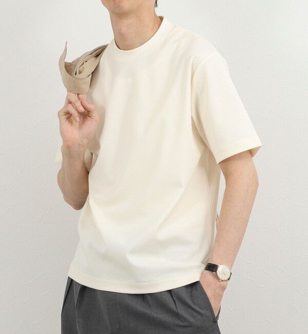 NOLLEY'S goodman「《ビジカジ対応》超長綿ハイゲージポンチ ジャケットTシャツ 26SS」|Tシャツ・カットソー|