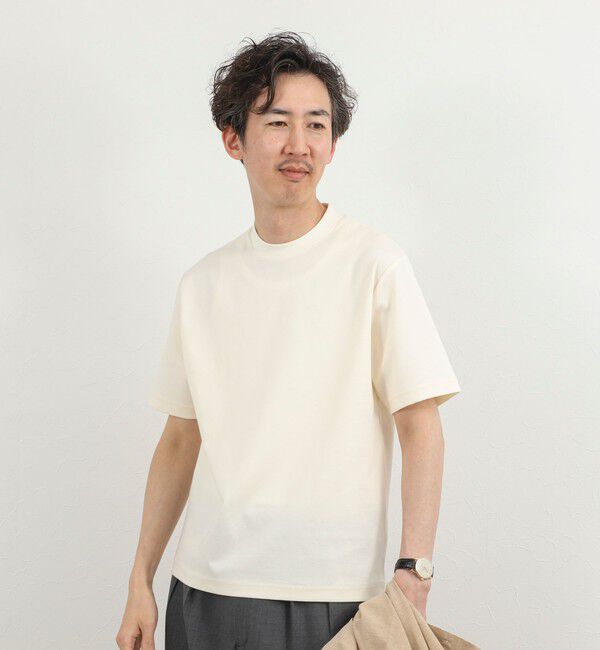 NOLLEY'S goodman「《ビジカジ対応》超長綿ハイゲージポンチ ジャケットTシャツ 26SS」|Tシャツ・カットソー|