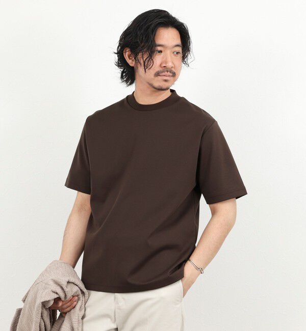 NOLLEY'S goodman「《ビジカジ対応》超長綿ハイゲージポンチ ジャケットTシャツ 26SS」|Tシャツ・カットソー|