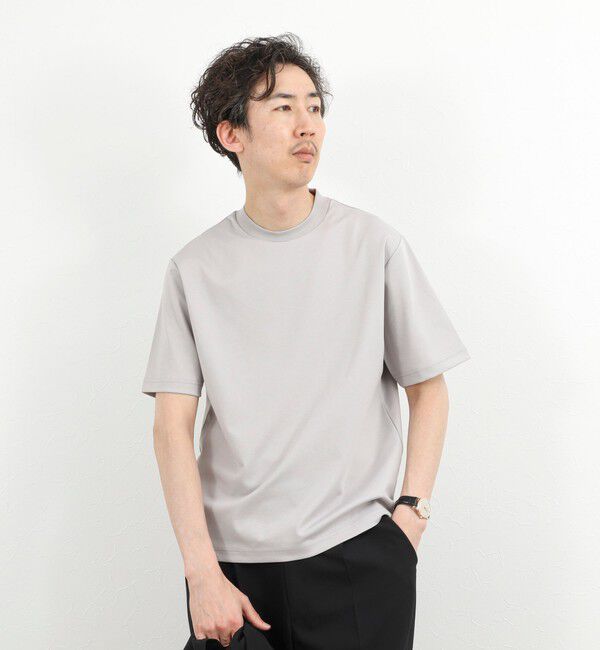 NOLLEY'S goodman「《ビジカジ対応》超長綿ハイゲージポンチ ジャケットTシャツ 26SS」|Tシャツ・カットソー|