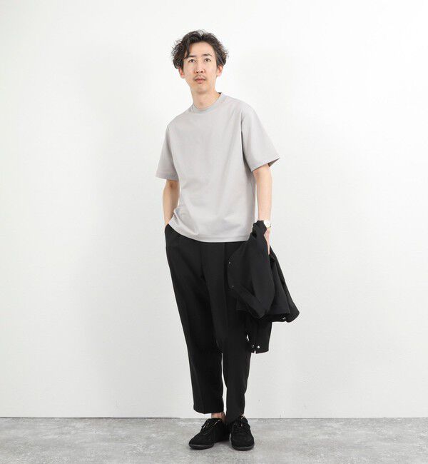 NOLLEY'S goodman「《ビジカジ対応》超長綿ハイゲージポンチ ジャケットTシャツ 26SS」|Tシャツ・カットソー|