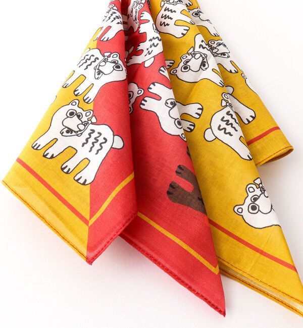 NOLLEY'S goodman「【halo commodity/ハロ コモディティー】KUMA Bandanna h261-901」|バンダナ・スカーフ|