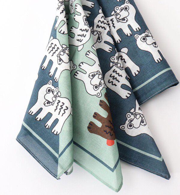 NOLLEY'S goodman「【halo commodity/ハロ コモディティー】KUMA Bandanna h261-901」|バンダナ・スカーフ|