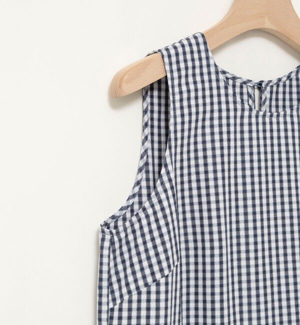 MAQWEL「【MAQWEL/マクウェル】ウォッシャブルチェックワンピース」|ワンピース|