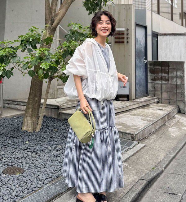 MAQWEL「【MAQWEL/マクウェル】ウォッシャブルチェックワンピース」|ワンピース|