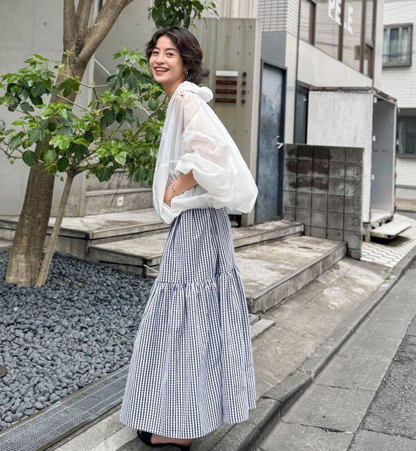 MAQWEL「【MAQWEL/マクウェル】ウォッシャブルチェックワンピース」|ワンピース|