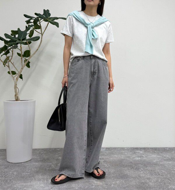 fredy emue「ブリーチデニム５ポケイージーパンツ」|デニム|