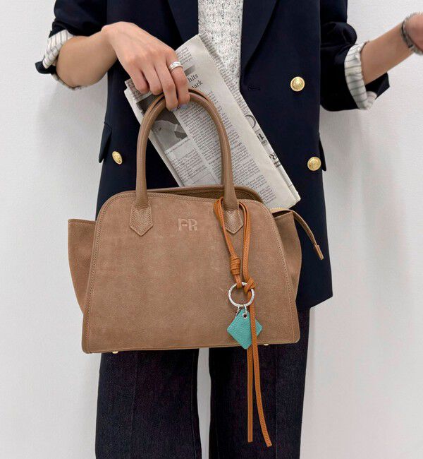 fredy emue「FR台形スエードバッグ」|ショルダー・メッセンジャー|