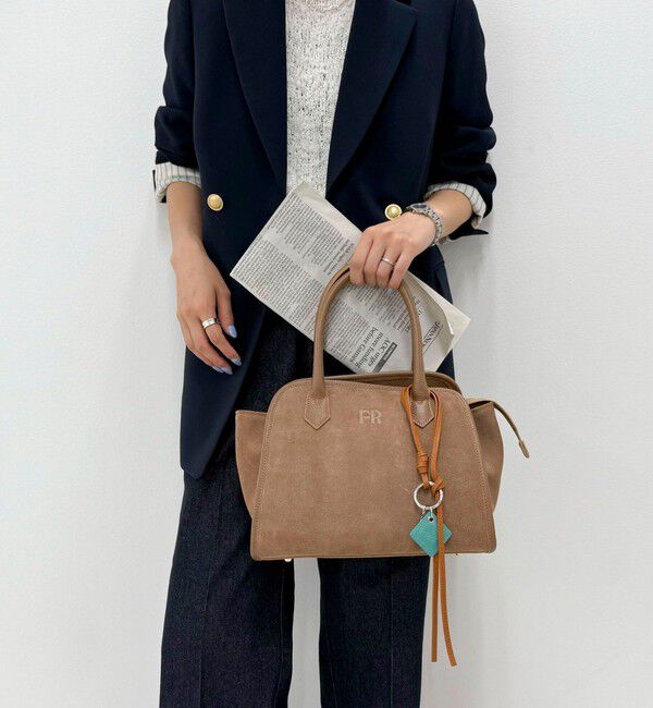 fredy emue「FR台形スエードバッグ」|ショルダー・メッセンジャー|