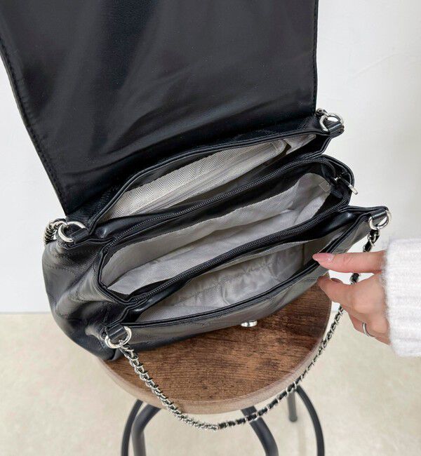 fredy emue「キルト柄チェーンバッグ」|ショルダー・メッセンジャー|