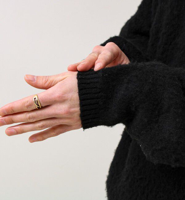 GLOSTER「【モヘアタッチ/ユニセックス対応】ヘンリーネックプルオーバーニット」|ニット・セーター|