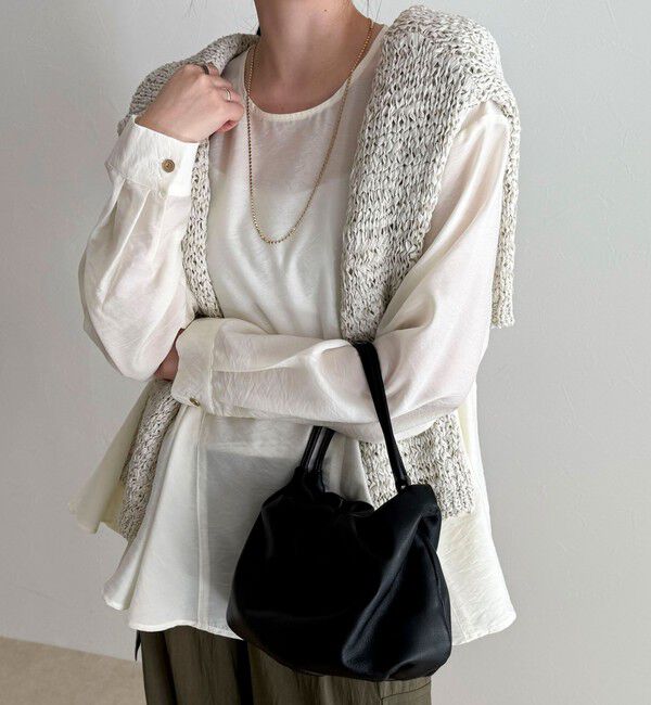 fredy emue「ペプラムシアーボリュームブラウス」|シャツ・ブラウス|