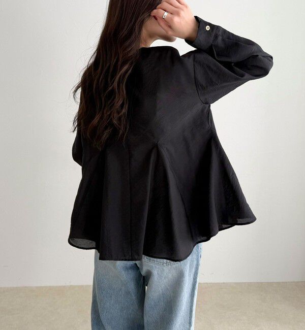 fredy emue「ペプラムシアーボリュームブラウス」|シャツ・ブラウス|