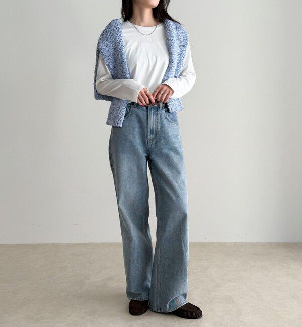 fredy emue「センターFR刺繍ロンTシャツ」|Tシャツ・カットソー|