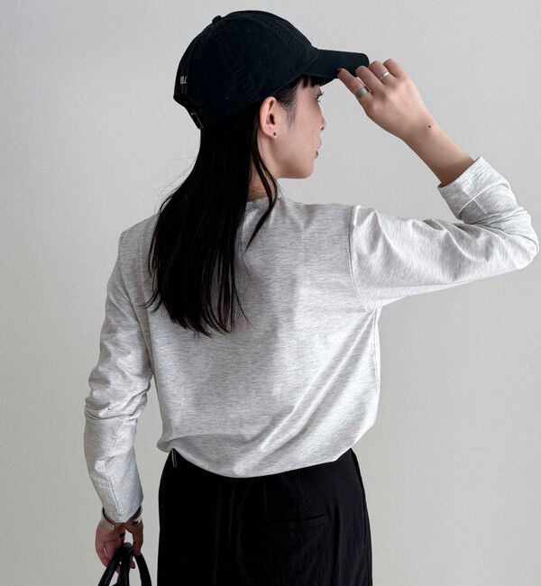 fredy emue「センターFR刺繍ロンTシャツ」|Tシャツ・カットソー|