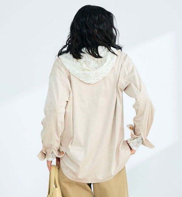 fredy emue「コットンレースフーディ」|Tシャツ・カットソー|