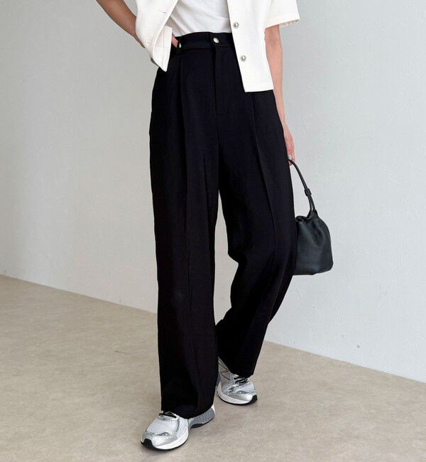 fredy emue「接触冷感イージースラックス」|スラックス|