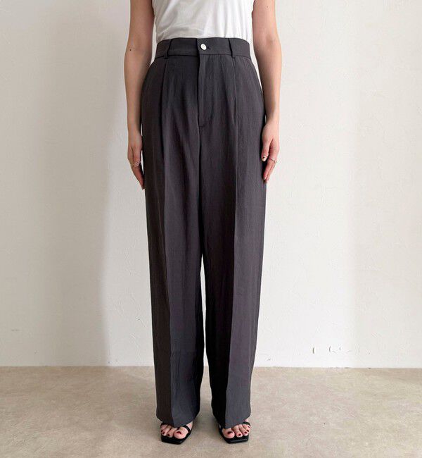 fredy emue「接触冷感イージースラックス」|スラックス|