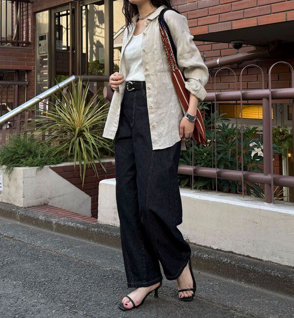 fredy emue「LINEN100 2WAYカシュクールシャツ」|シャツ・ブラウス|