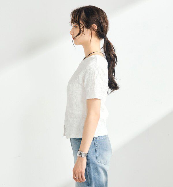 fredy emue「ぽこぽこ2WAYスリットプルオーバー」|Tシャツ・カットソー|