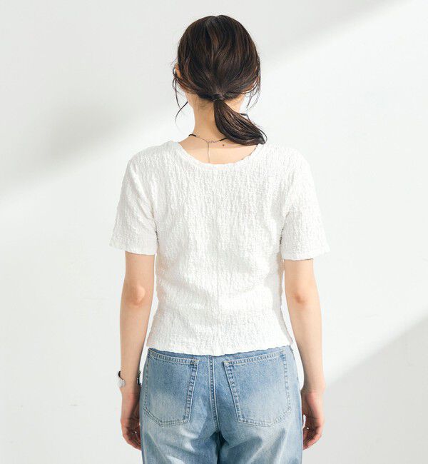 fredy emue「ぽこぽこ2WAYスリットプルオーバー」|Tシャツ・カットソー|