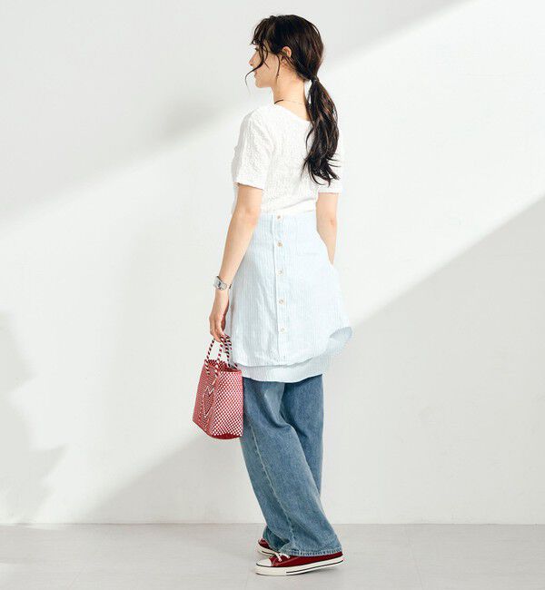 fredy emue「ぽこぽこ2WAYスリットプルオーバー」|Tシャツ・カットソー|