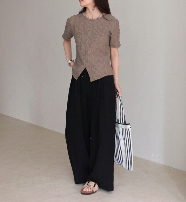 fredy emue「ぽこぽこ2WAYスリットプルオーバー」|Tシャツ・カットソー|