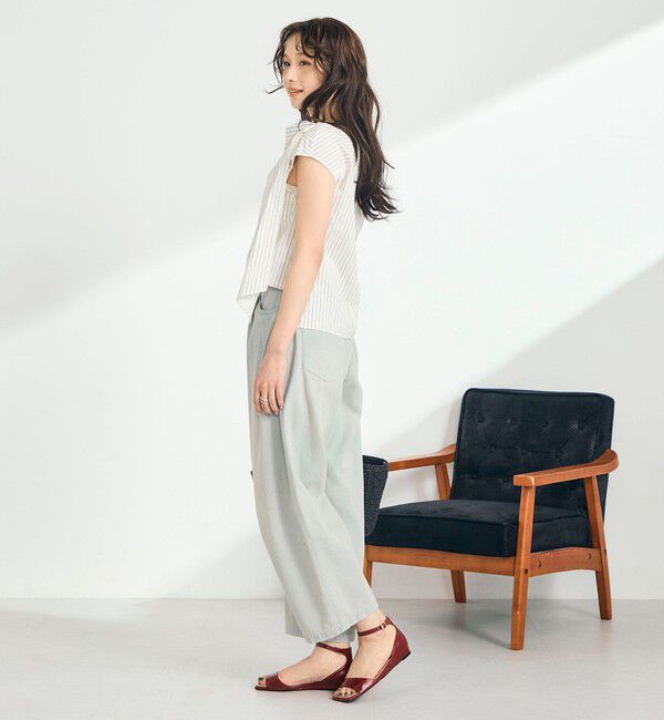 fredy emue「ストライプアレンジカラーブラウス」|シャツ・ブラウス|