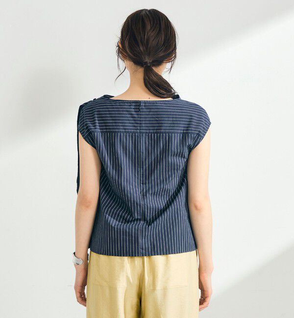fredy emue「ストライプアレンジカラーブラウス」|シャツ・ブラウス|