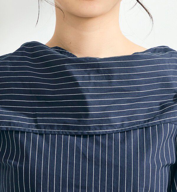 fredy emue「ストライプアレンジカラーブラウス」|シャツ・ブラウス|