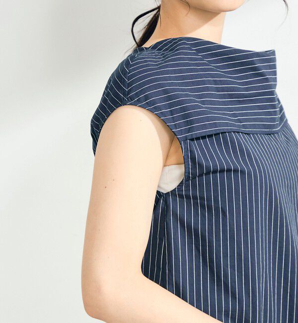 fredy emue「ストライプアレンジカラーブラウス」|シャツ・ブラウス|